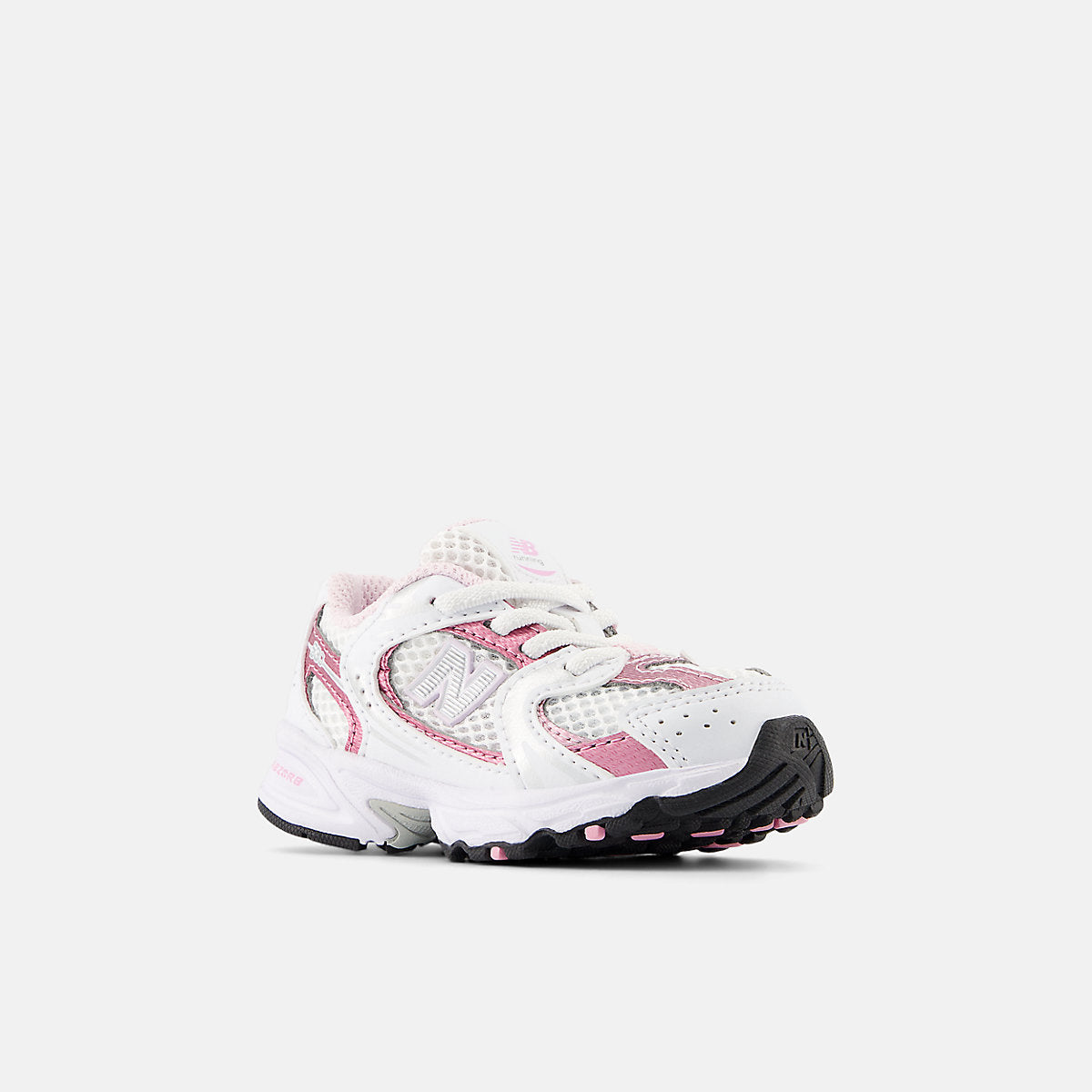 New Balance 530 Bungee Toddler White w/ Pink Sugar