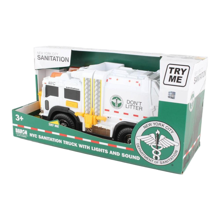 Daron NYC Sanitation Garbage Truck with Lights & Sound