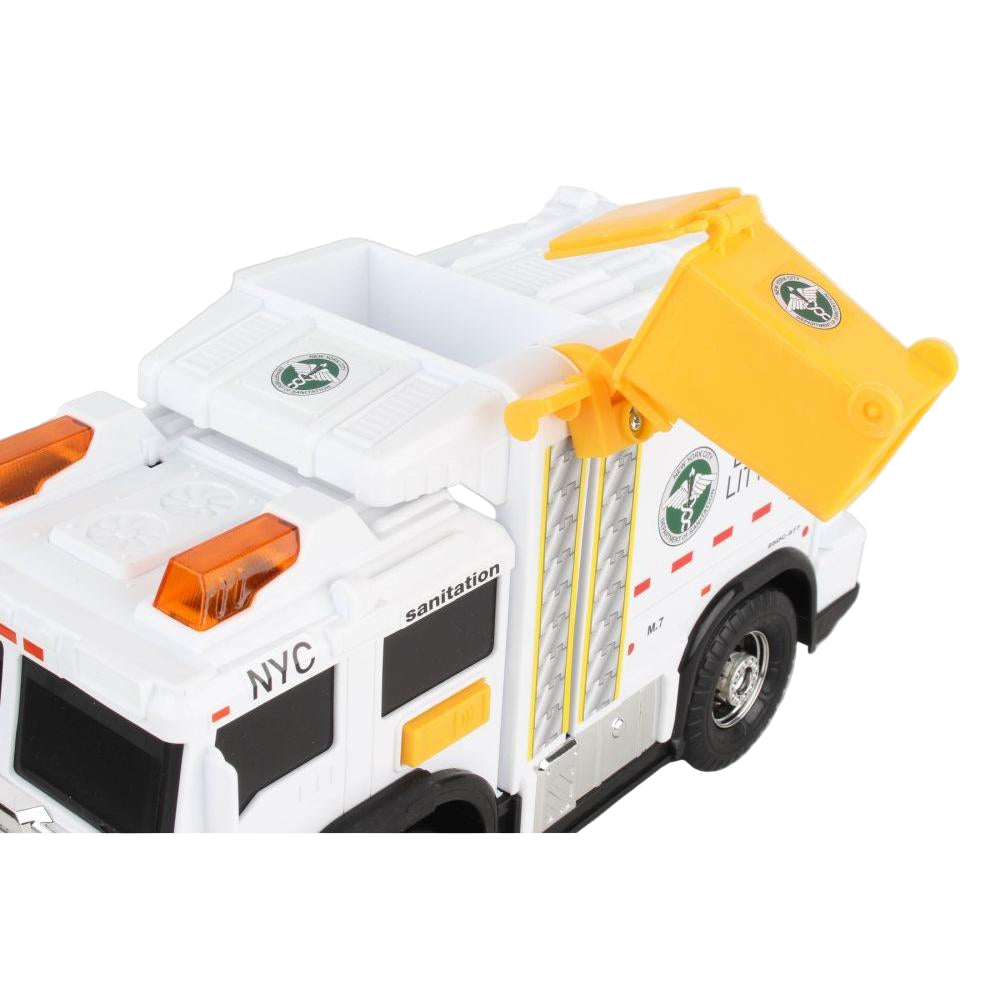 Daron NYC Sanitation Garbage Truck with Lights & Sound