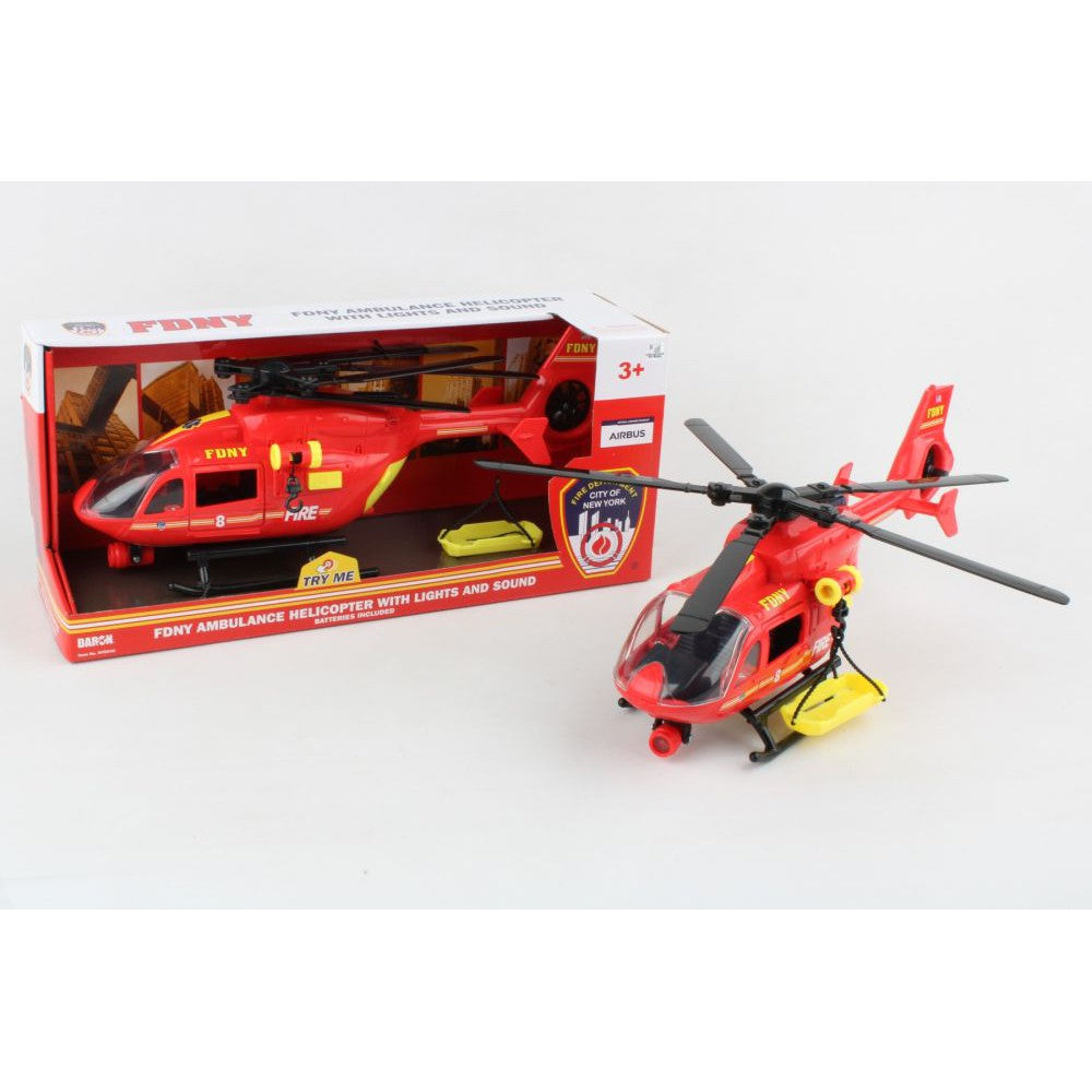 Daron FDNY Ambulance Helicopter w/ Lights & Sound
