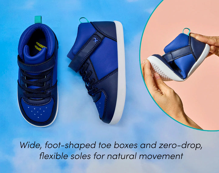 Ten Little Varsity Mid-Tops - Blue (Toddler/Little Kid)