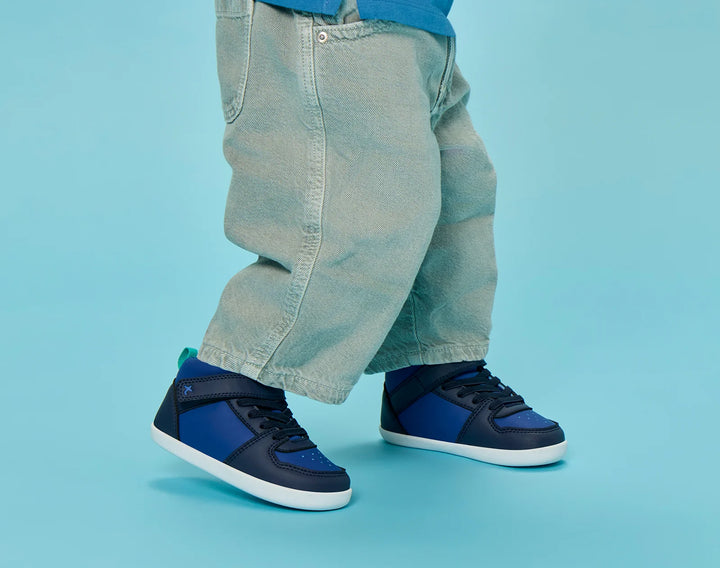 Ten Little Varsity Mid-Tops - Blue (Toddler/Little Kid)