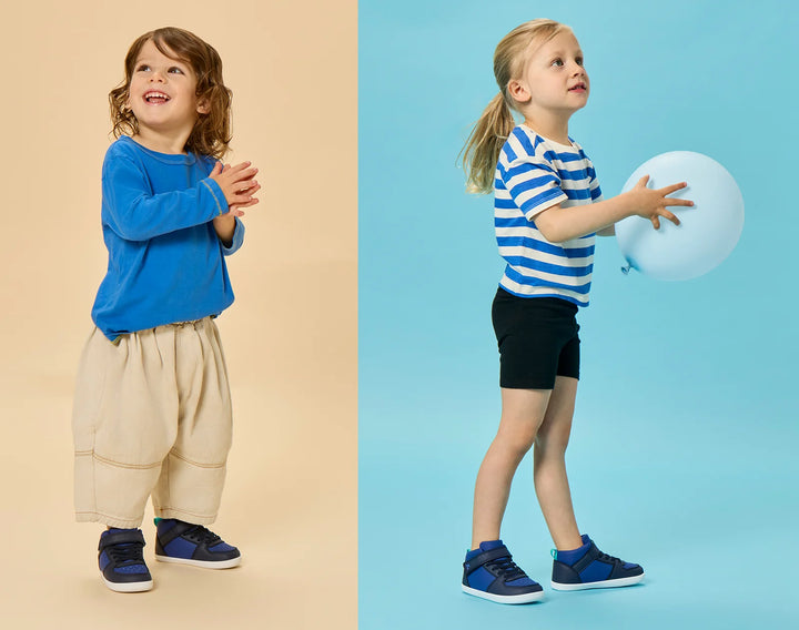 Ten Little Varsity Mid-Tops - Blue (Toddler/Little Kid)