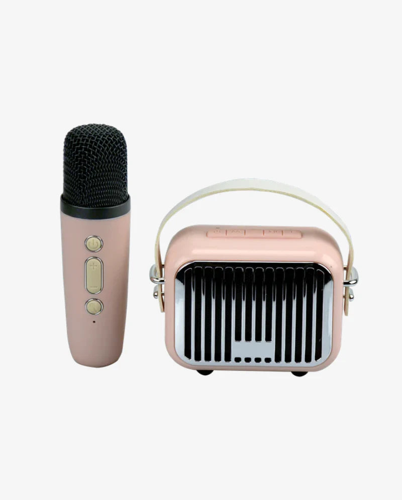 Pocket Karaoke – Microphone & Speaker Combo (Pink)