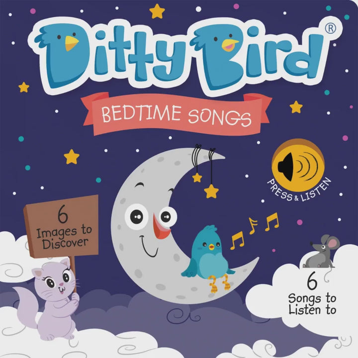 Ditty Bird - Bedtime Songs - Musical Books for Toddlers