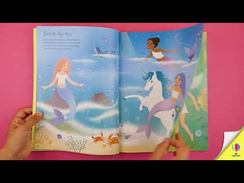 Usborne Sticker Dolly Dressing: Unicorns & Mermaids