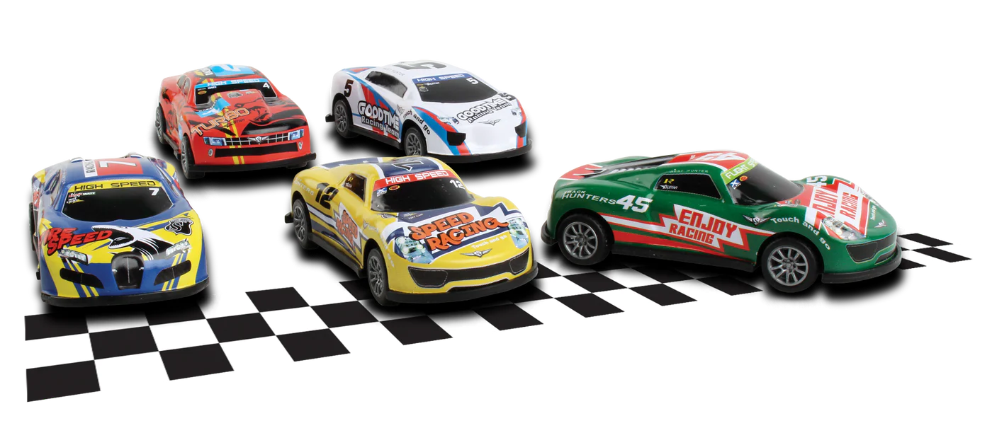 Daron Toys Road Marks Metal 5 Pack Racing Cars