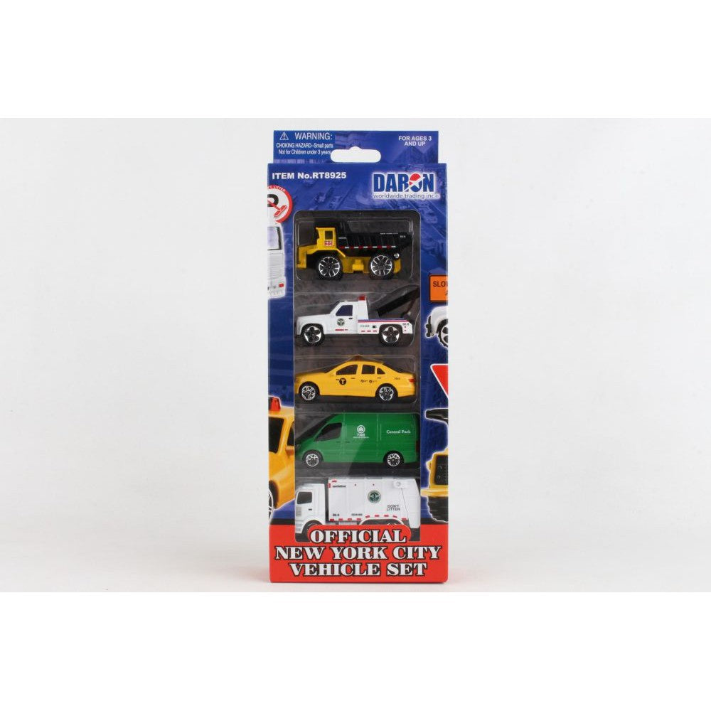 Daron New York City Official 5 PC Vehicle Set