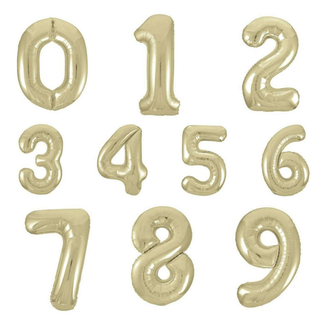 Number Balloons  34"- Gold