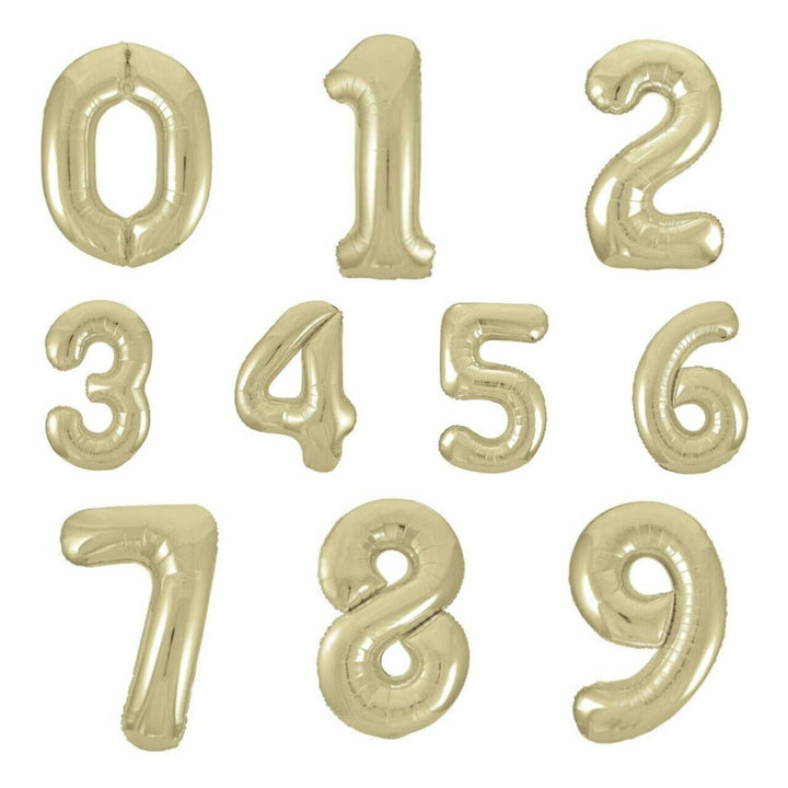 Number Balloons  34"- Gold