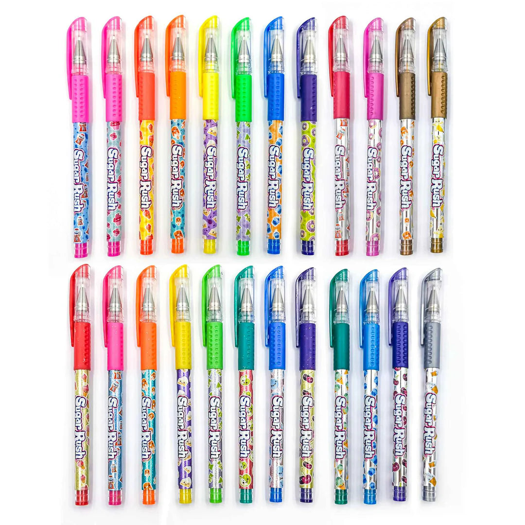 Scentos Sugar Rush® Scented Colored Gel Pens 24 Pack Set