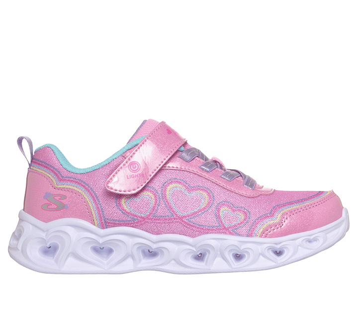 Skechers Heart Lights Bubble Love Pink