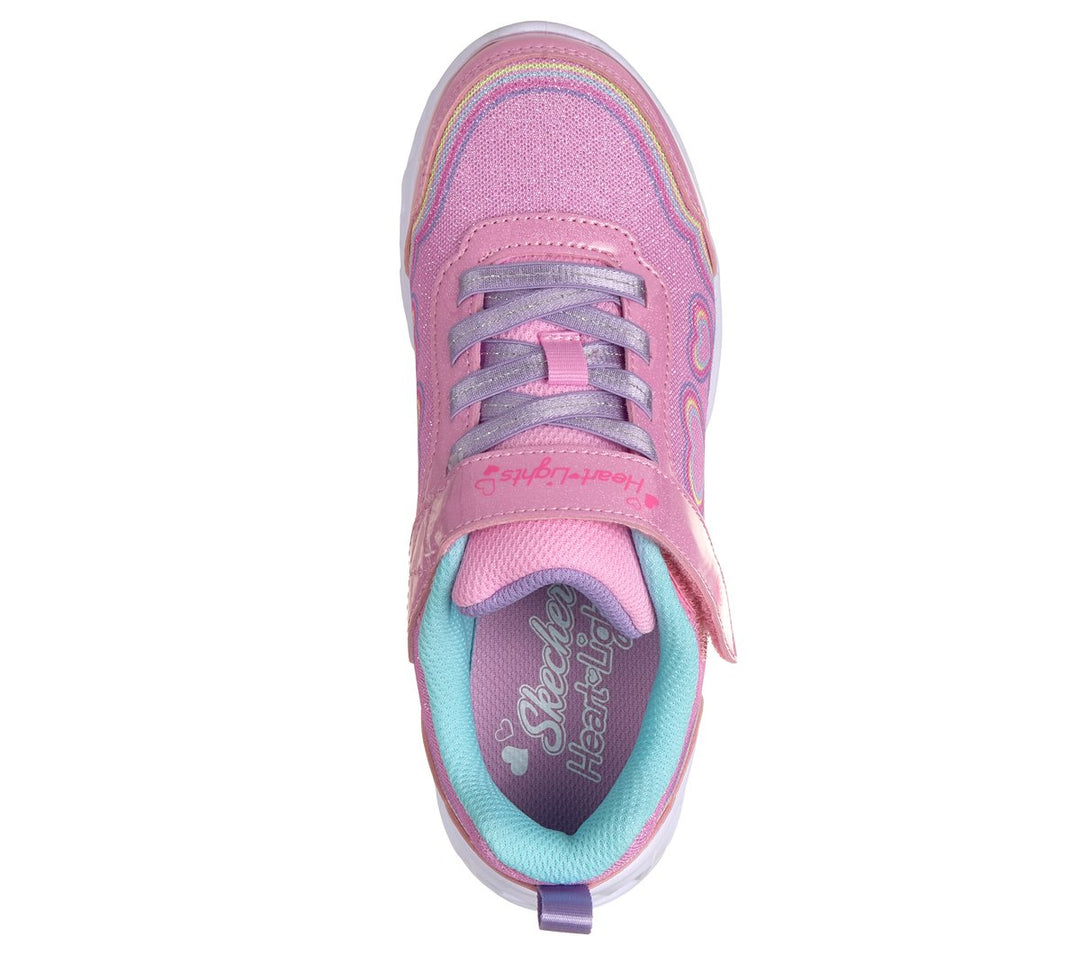 Skechers Heart Lights Bubble Love Pink insole