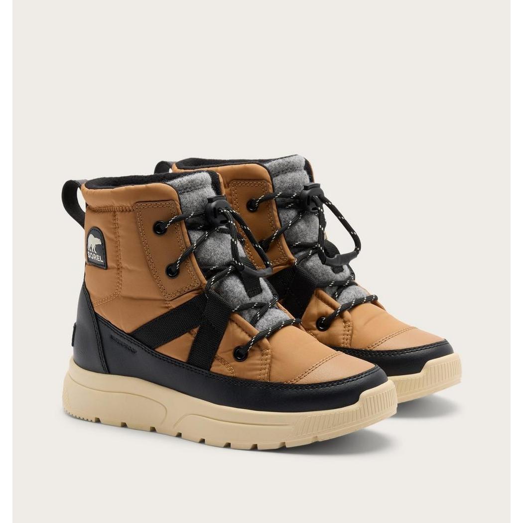 SOREL Whitney III Mid Waterproof Boot Tawny Buff / Bleached Ceramic pair view
