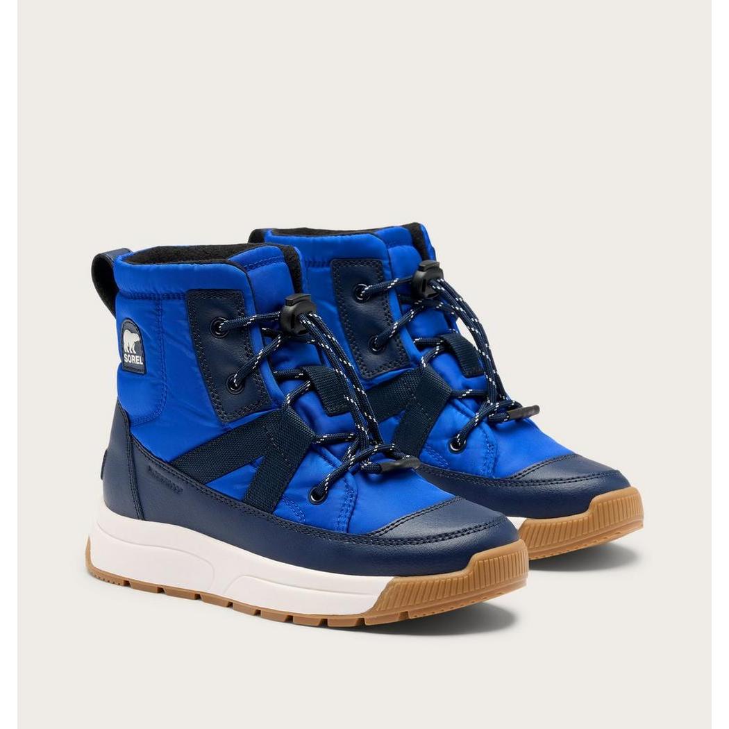 SOREL Whitney III Mid Waterproof Boot Azul Collegiate Navy pair view