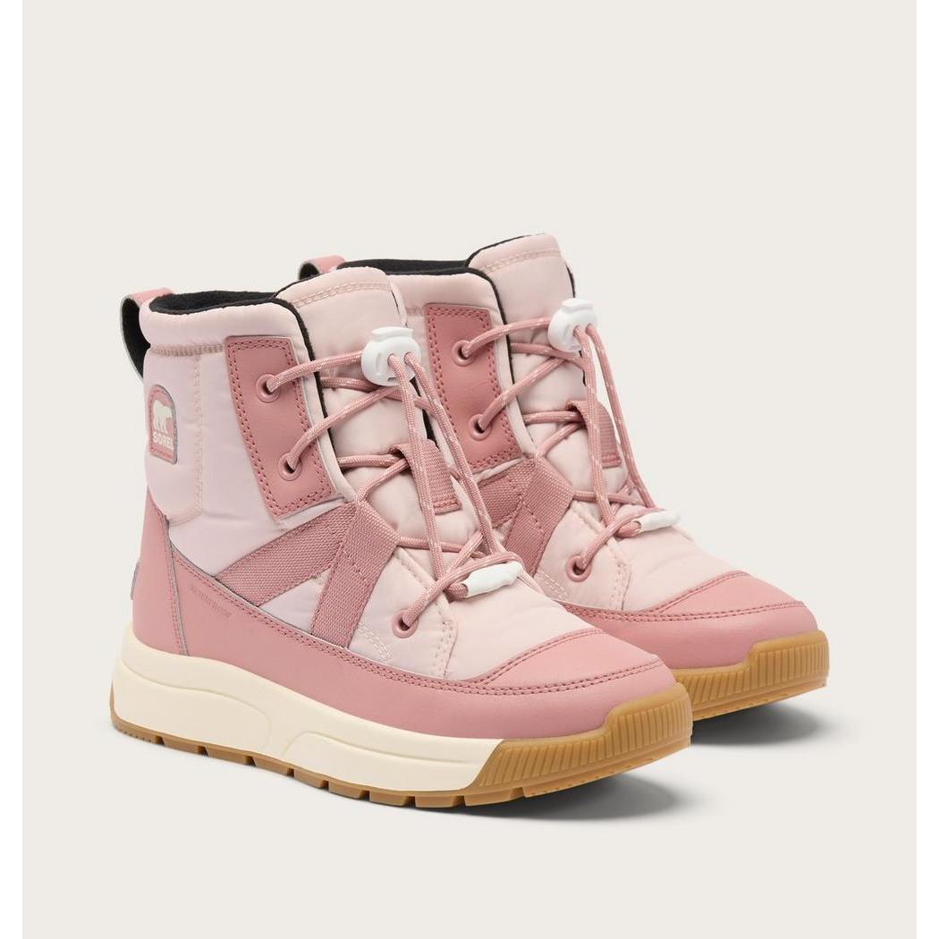 SOREL Whitney III Mid Waterproof Boot Pink Salt / Eraser Pink pair view