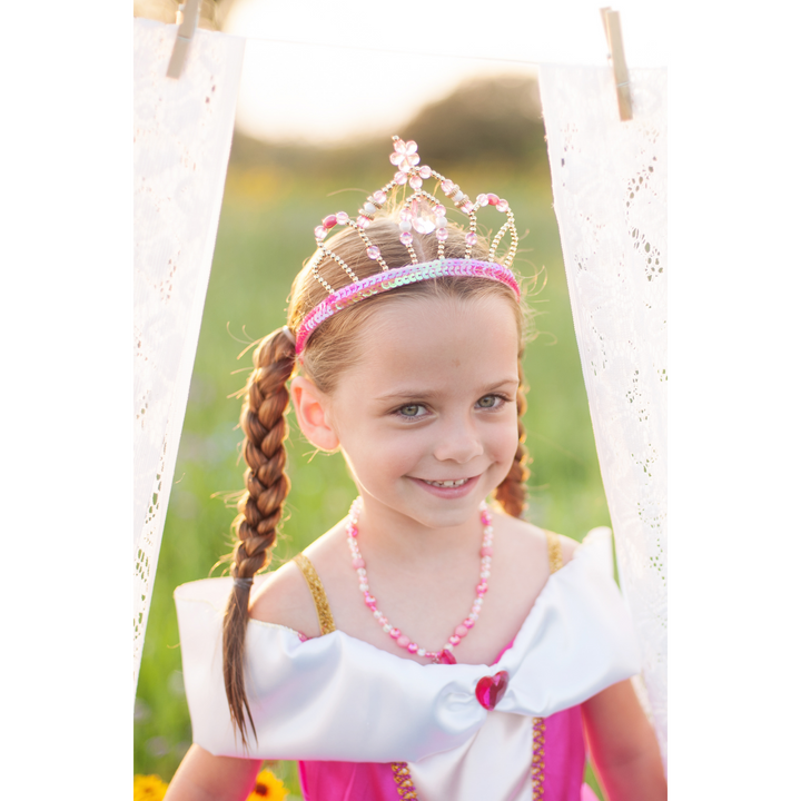 Pink and gold fairy princess tiara