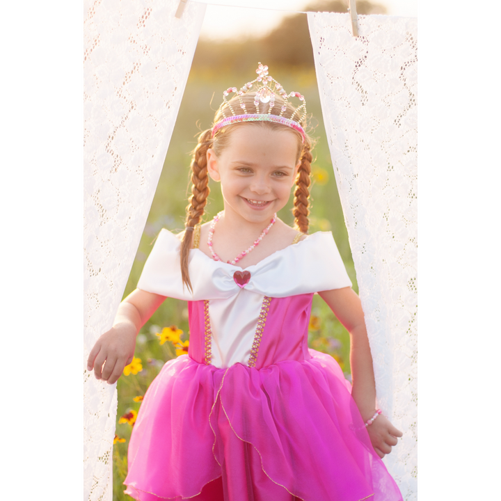 Great Pretenders pink gold princess tiara additional view