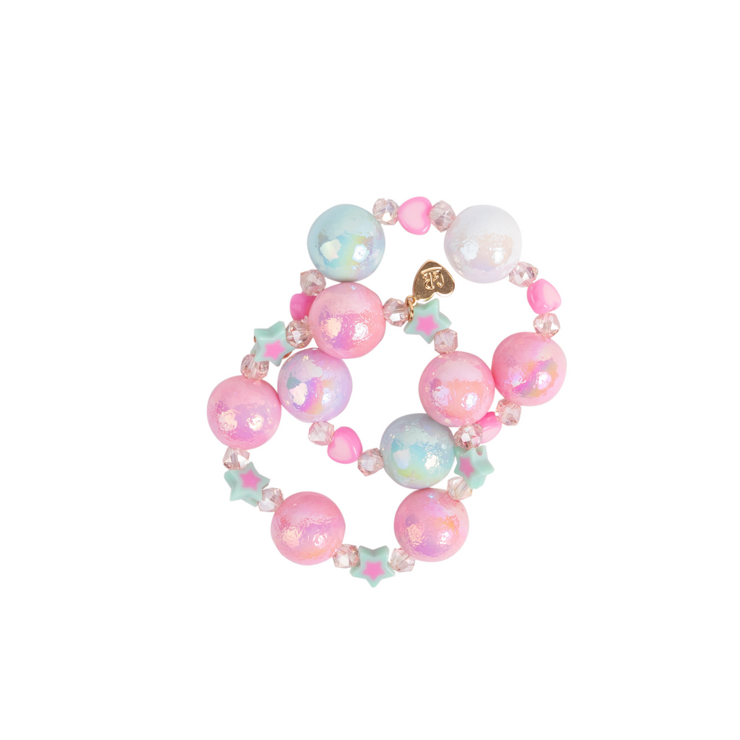 Great Pretenders Stars and Hearts Bobble Bracelets two-piece jewelry set