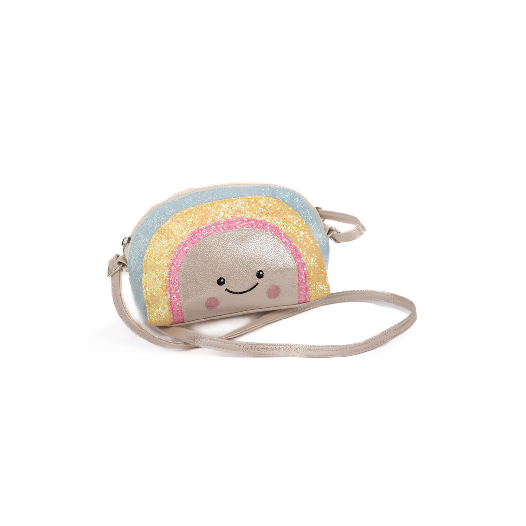 Great Pretenders Happy Rainbow Purse colorful glitter rainbow bag