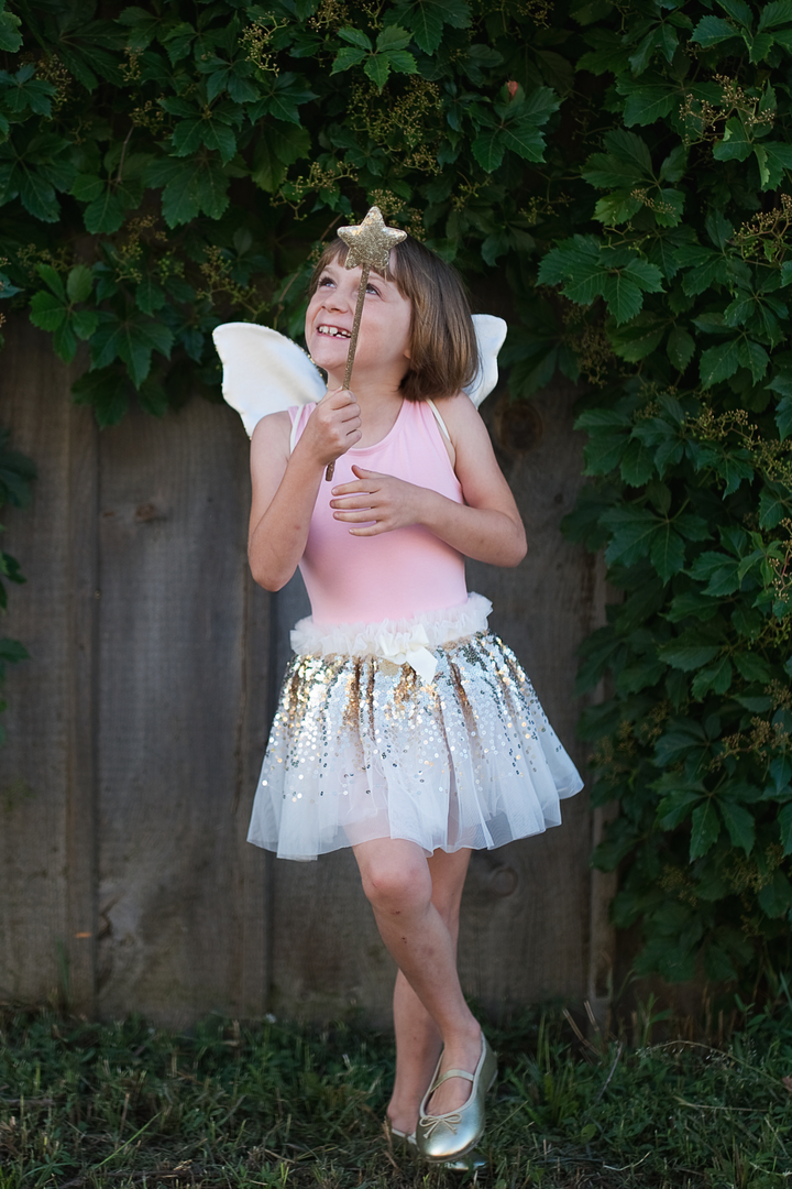 Great Pretenders Gracious Gold Sequins Skirt Wings and Wand manufacturer photo 4