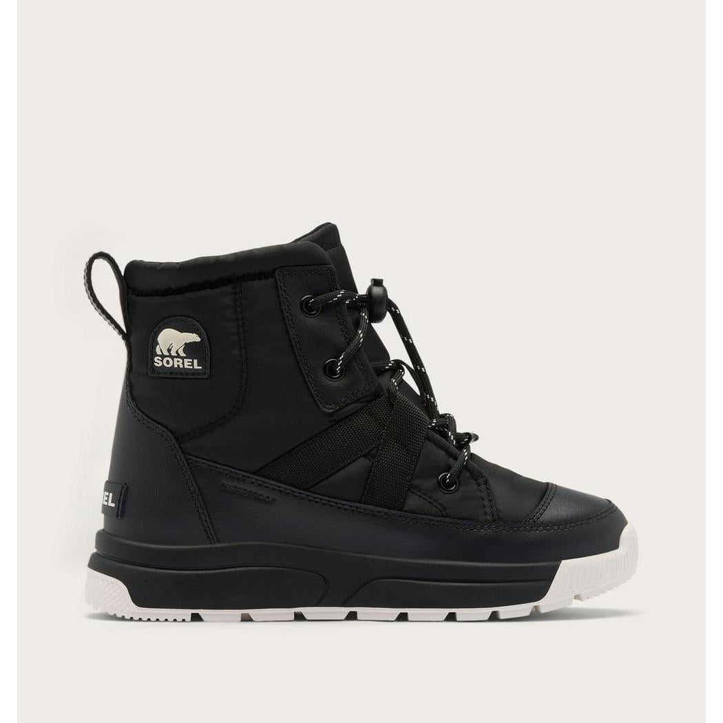 SOREL Whitney III Mid Waterproof Boot Black side view toe right