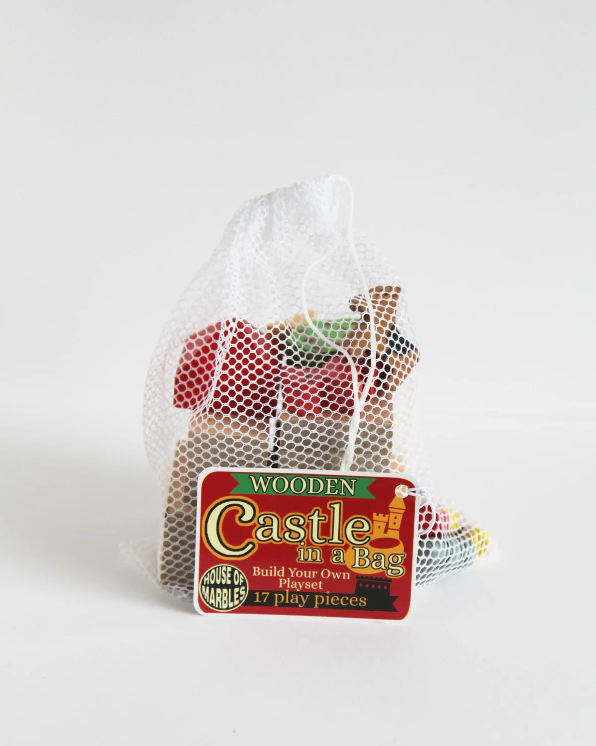 House of Marbles - Wooden Castle in Bag