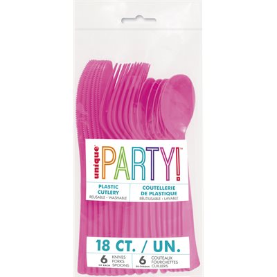 Plastic Cutlery Set 18 pieces