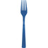 Royal Blue Plastic Forks- 18 Count