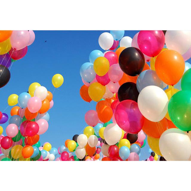 Latex Balloons  (Price Includes Helium)