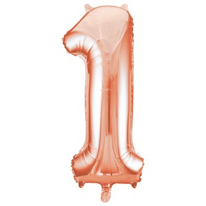 Number Balloons  34"- Rose Gold