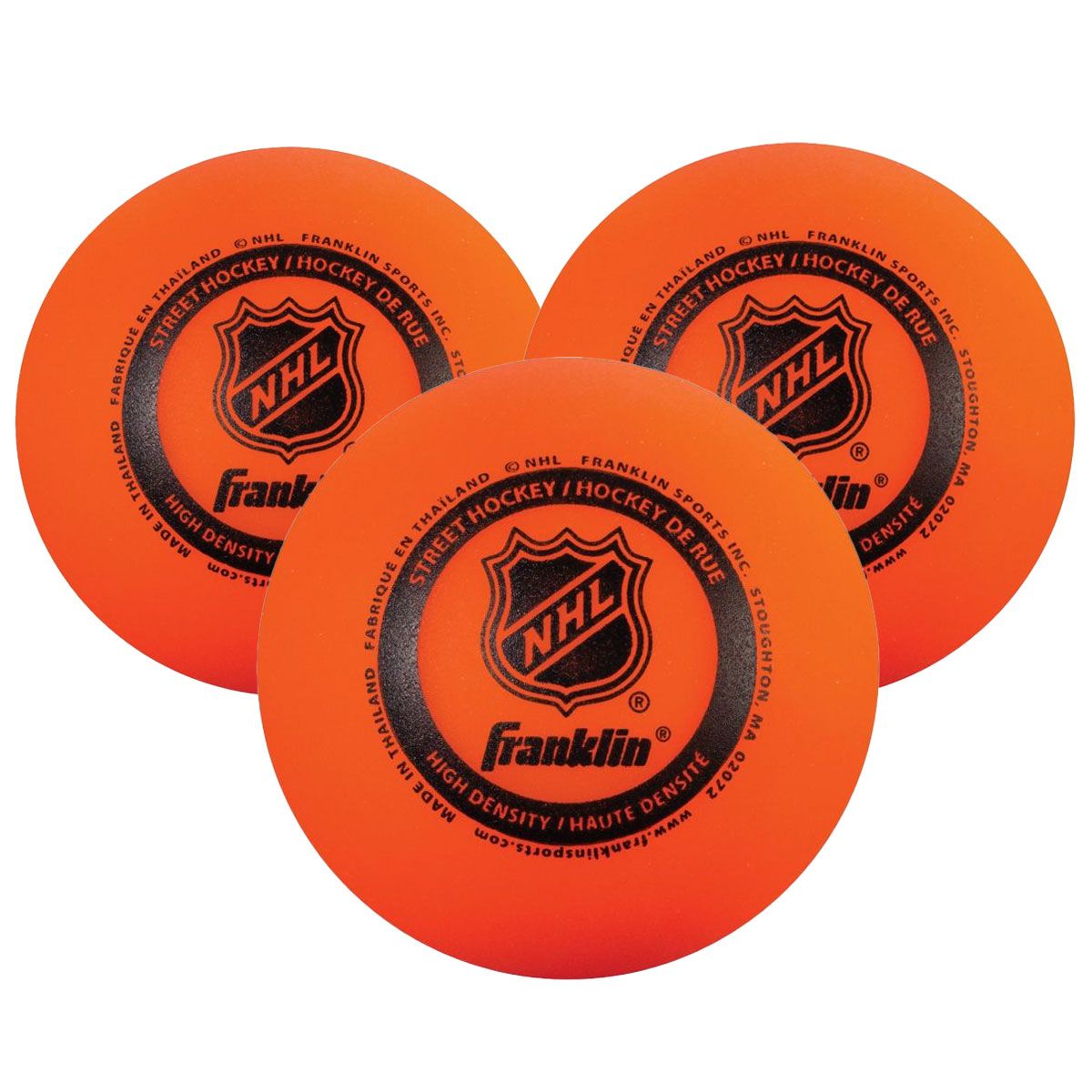 Officially Licensed NHL Street Hockey Balls 3 Pack
