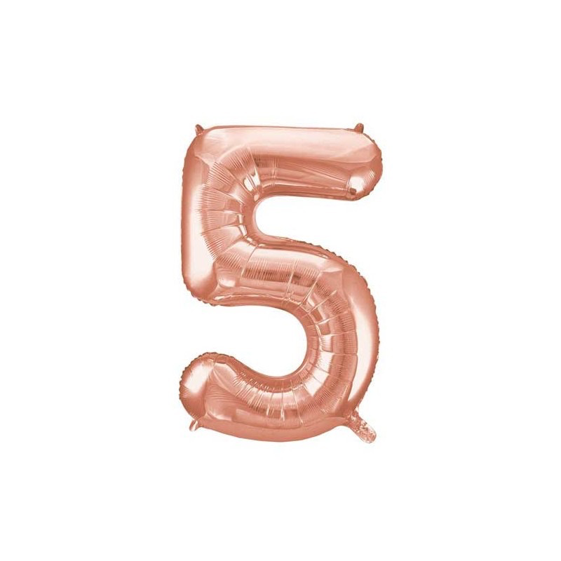 Number Balloons  34"- Rose Gold