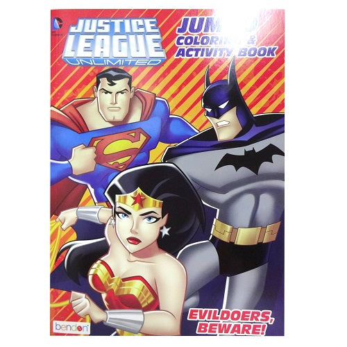 Justice League Unlimited Jumbo Coloring & Activity Book