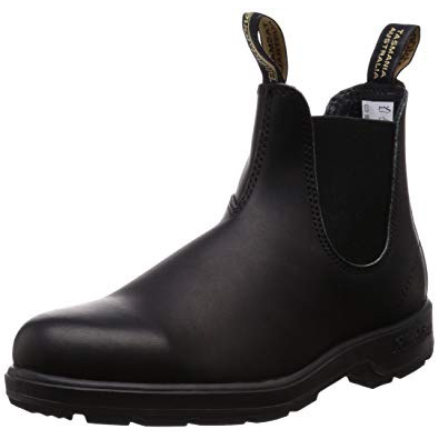 BLUNDSTONE ELASTIC SIDED V-CUT BOOT (BIG KID) black side view 