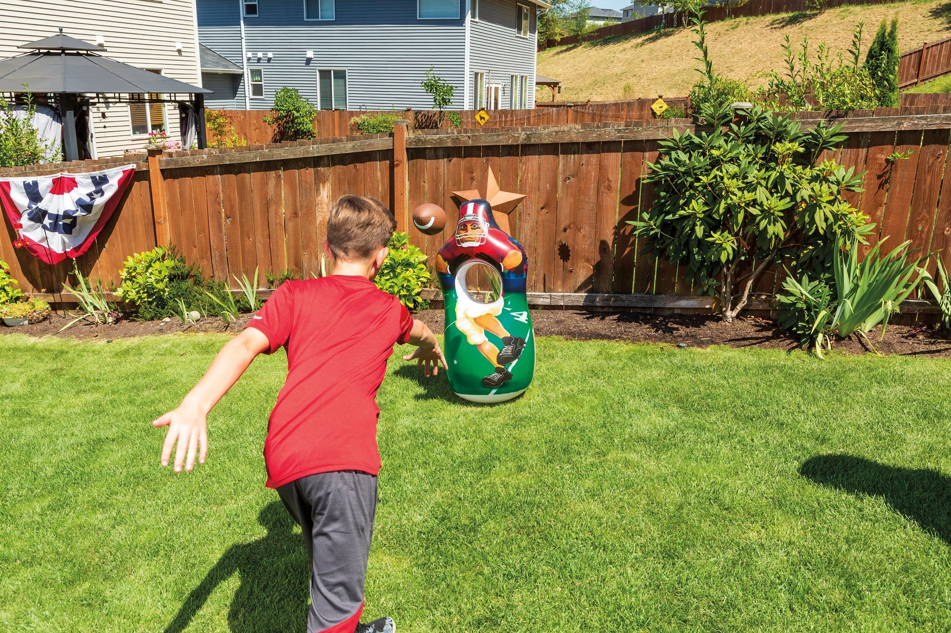 Inflatable Toss - Baseball and Football Target Practice