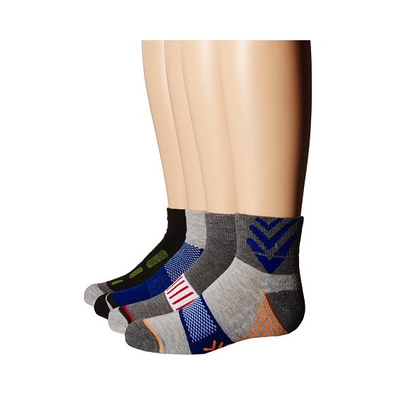 Jefferies Tech Sport Half Cushion Quarter Socks 6-Pair Pack