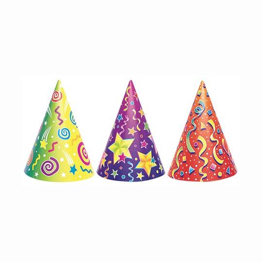 Unique Industries Kaleidoscope Hats Assorted/6 hats per pack