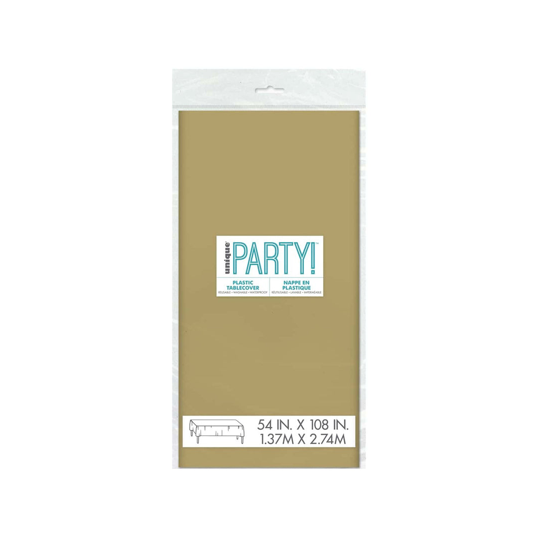 Plastic table cover 54x108in