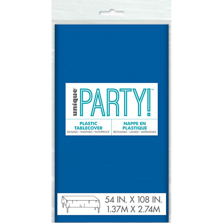 Plastic table cover 54x108in