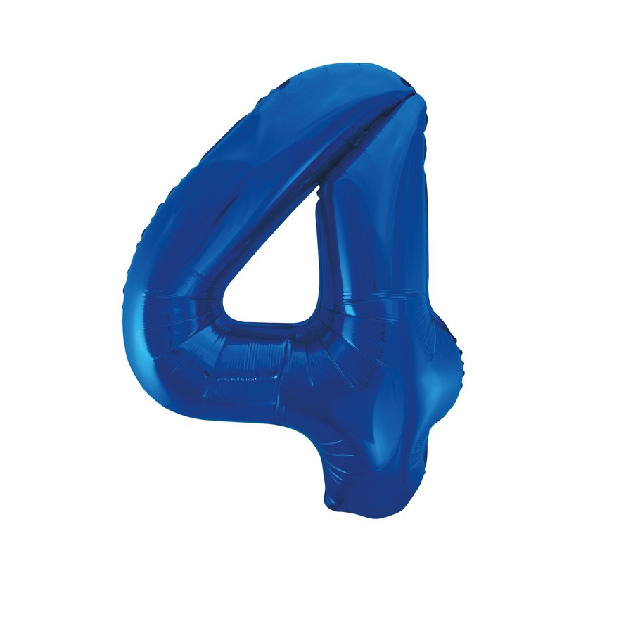 Number Balloons 34"- Blue