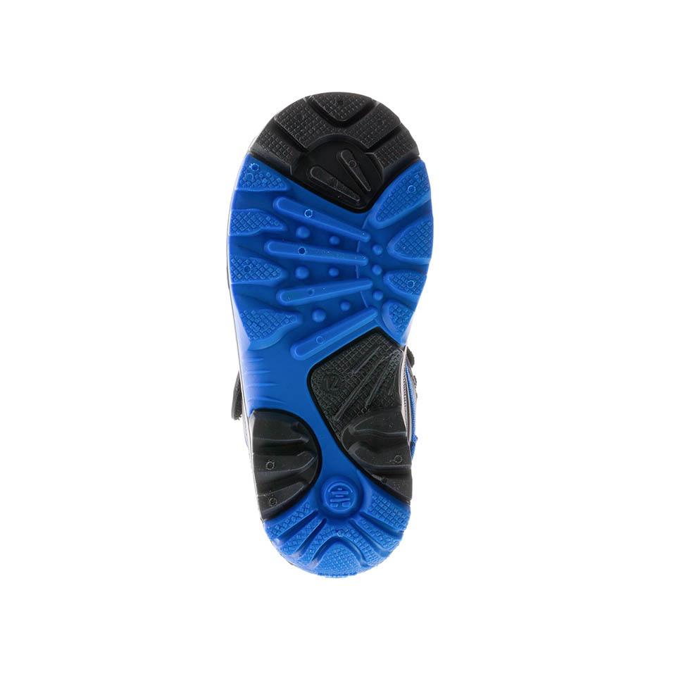 Kamik Boys’ Waterbug5 Cold Weather Boot navy/blue bottom view 