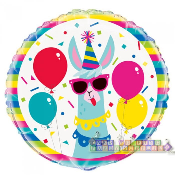 Llama Party 18” Balloon