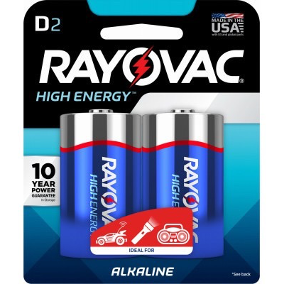 Rayovac D Batteries (2pk)