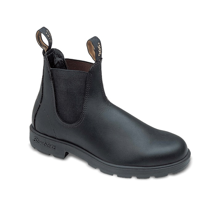 BLUNDSTONE ELASTIC SIDED V-CUT BOOT (BIG KID) black side view 