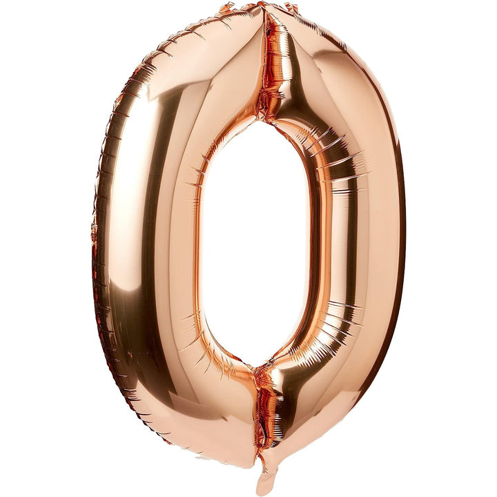 Number Balloons  34"- Rose Gold
