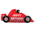 43" Happy Birthday Race Car Balloon