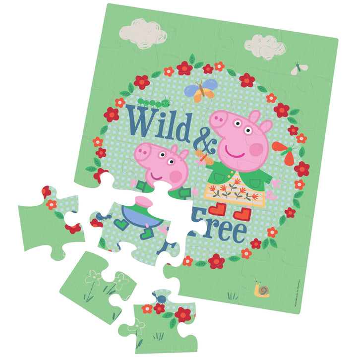 Peppa Pig Wild & Free 48 Piece Puzzle in Tin Lunch Box