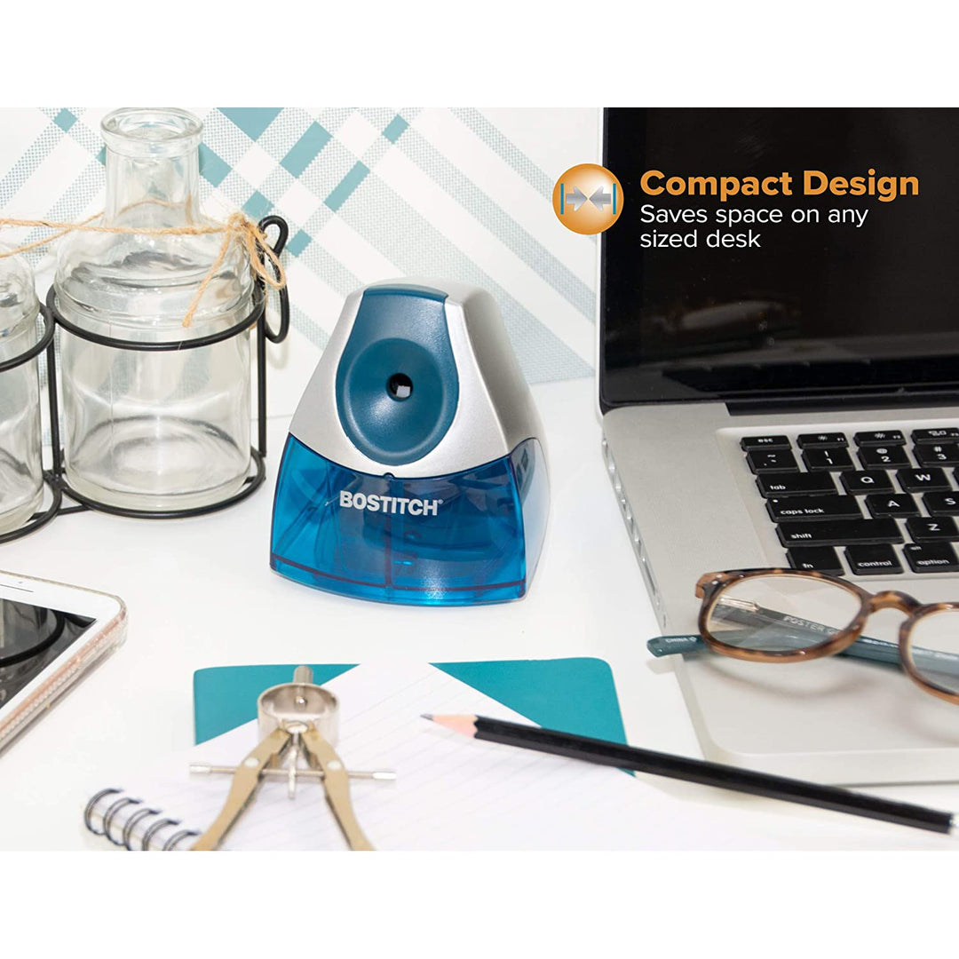 Bostitch Personal Electric Pencil Sharpener, Blue