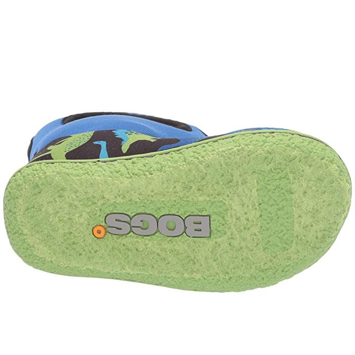 Bogs Boys’ Baby Bogs Dino Waterproof Boots w/ Handles  (Toddler)